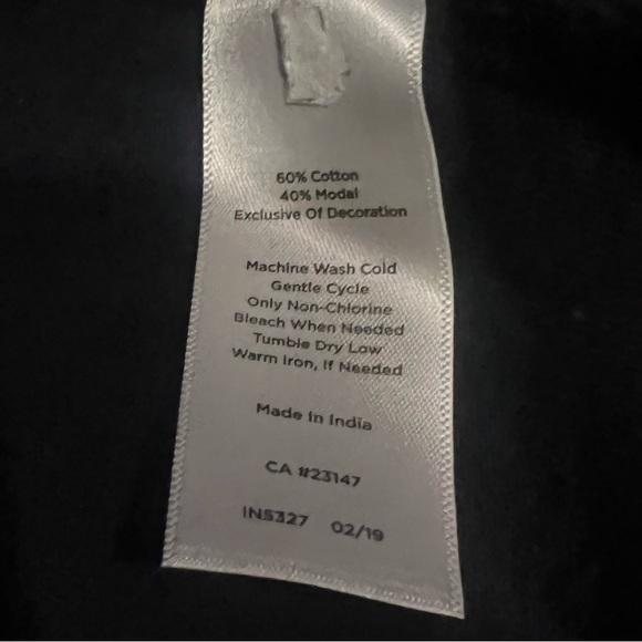 Talbots Navy Short Sleeve T-Shirt Size XL Petite - Picture 4 of 5